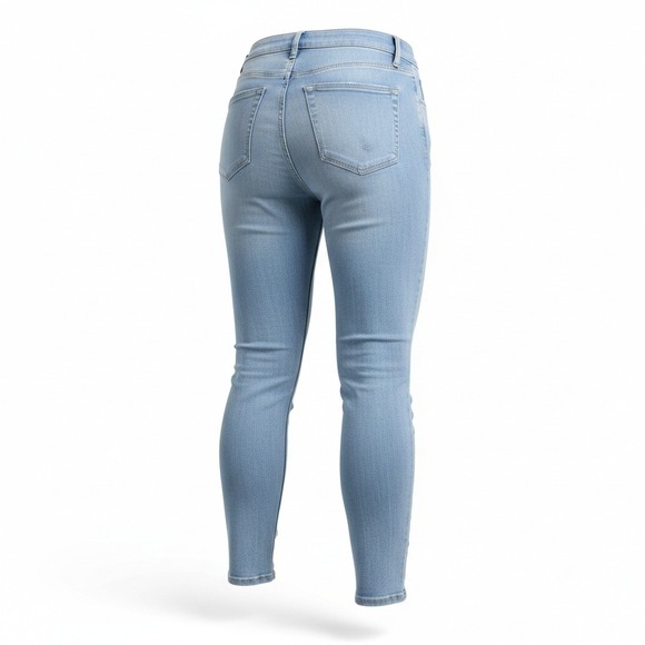 Good American Ripped Good Waist High-Rise Jeans -Size 0/25 - Excellent Condition - Picture 3 of 3